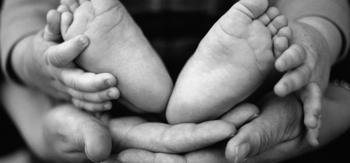 Parent and Baby's Hands and Feet